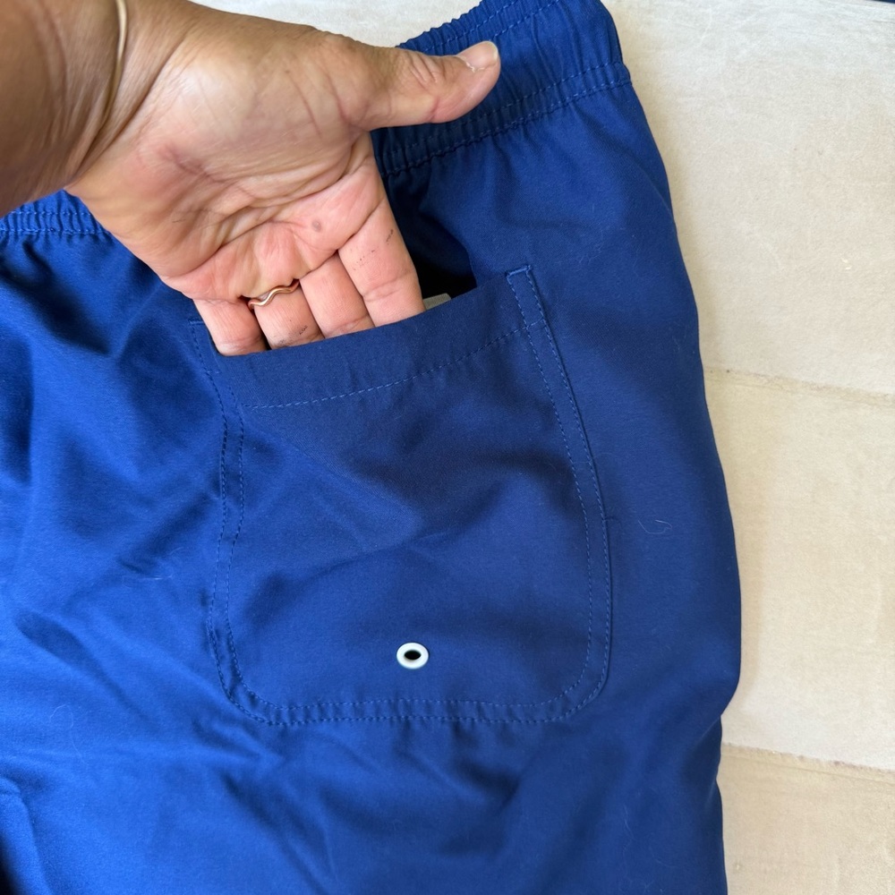 Amazon essentials men’s Blue Swim Trunks Adjustable Waist and Lightweight XXL - Picture 7 of 13